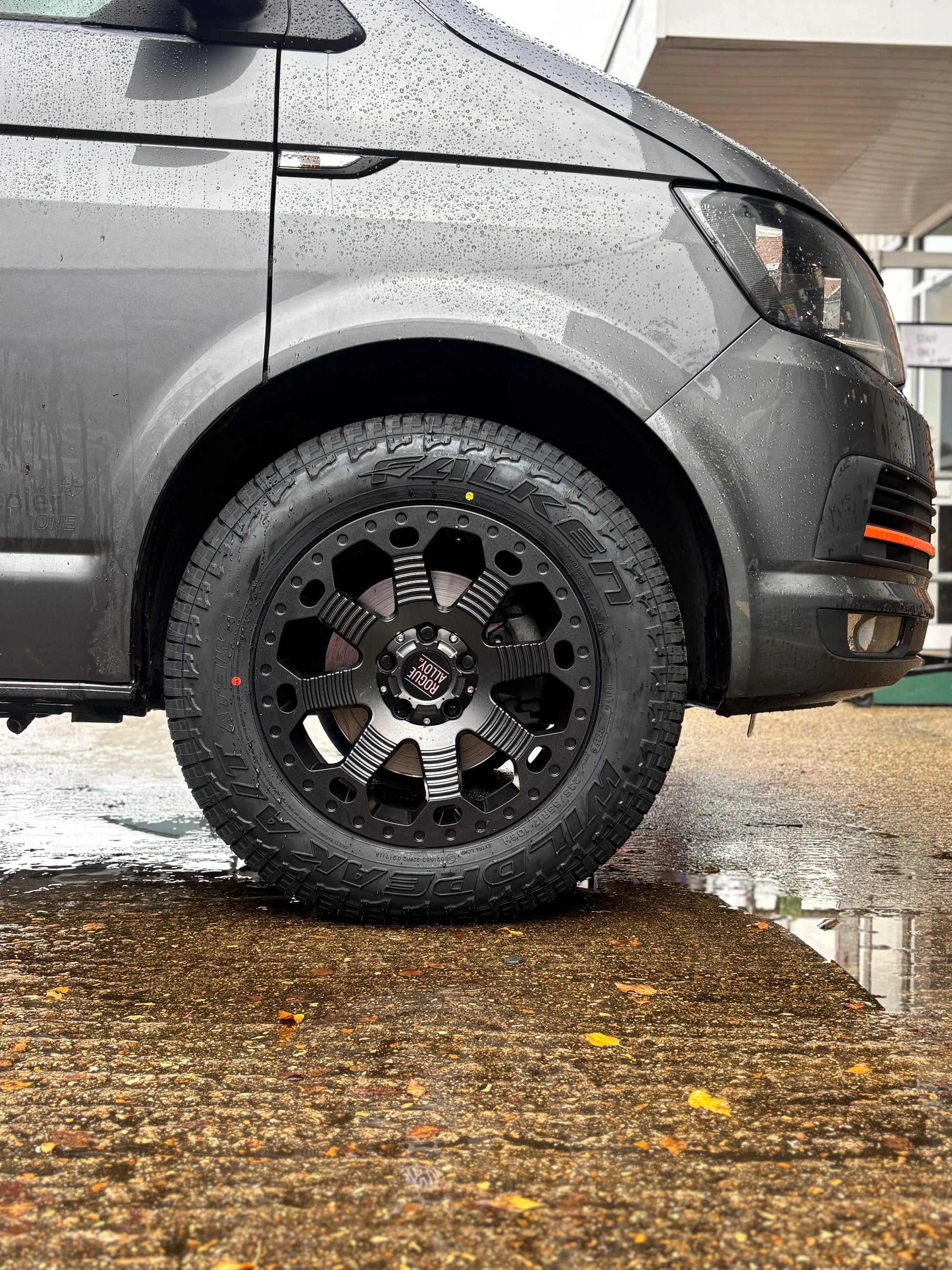 Complete Wheel Set — Rogue Robust 2 17 inch Satin Grey 5x120 (Crafter II / MAN TGE)