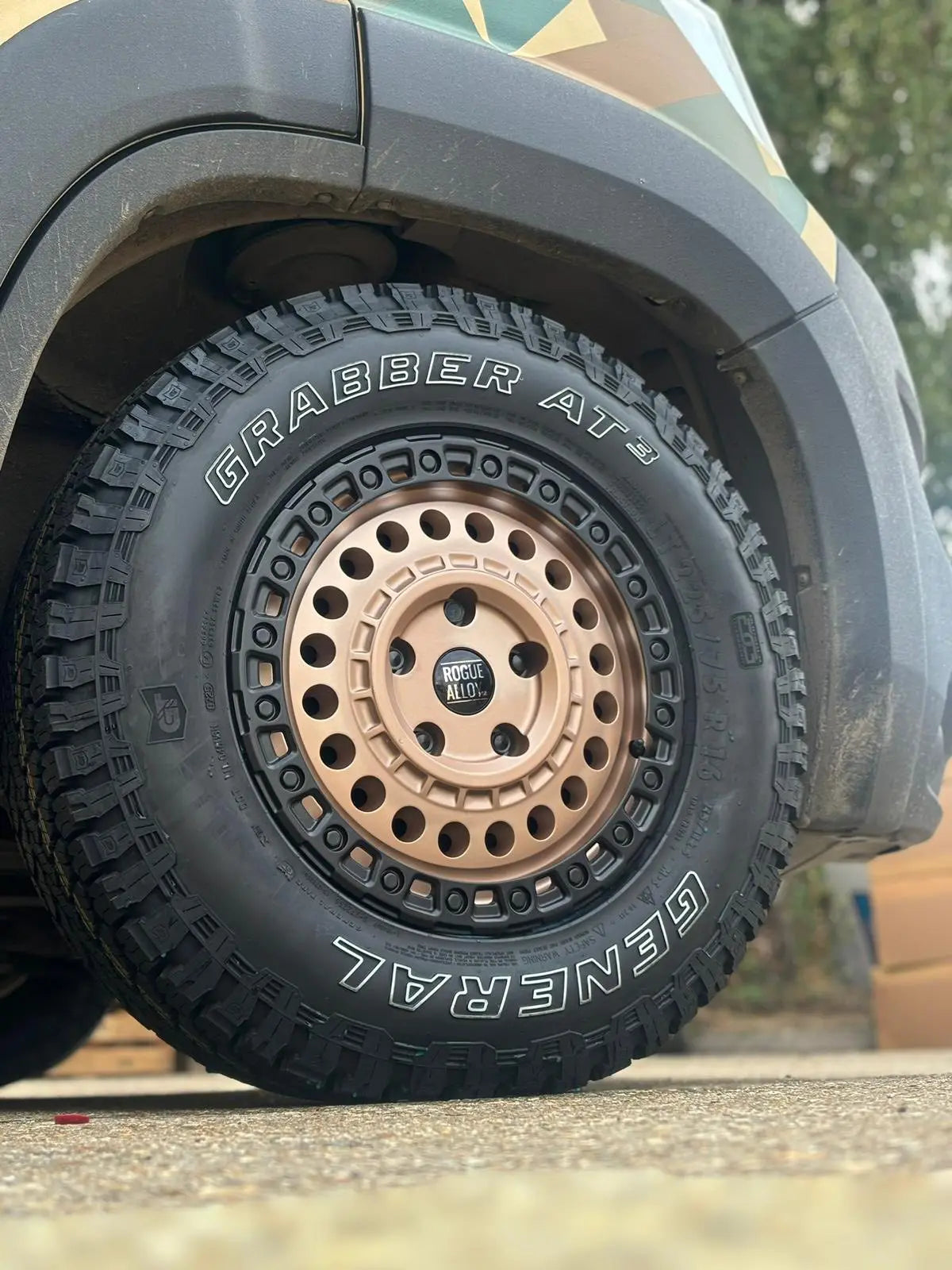 Complete Wheel Set — Rogue Rocky 16 inch Desert Sand 5x118 (Ducato / Boxer / Jumper)