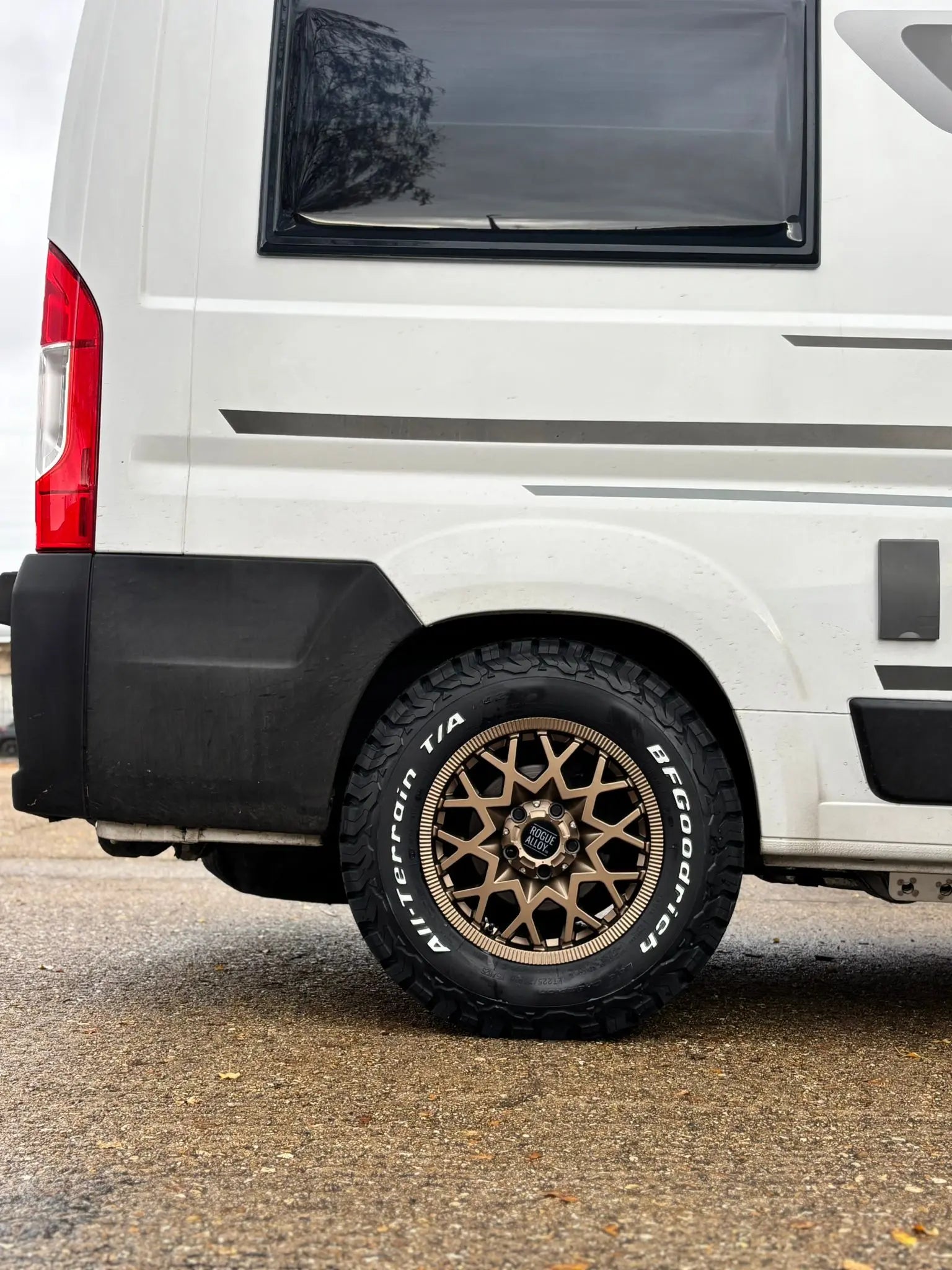 Complete Wheel Set — Rogue Rollex 16 inch Satin Bronze 5x118 (Ducato / Boxer / Jumper)
