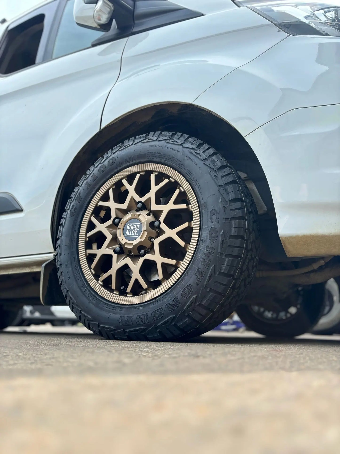 Complete Wheel Set — Rogue Rollex 16 inch Satin Bronze 5x130 (Ducato Maxi / Boxer / Jumper Maxi)