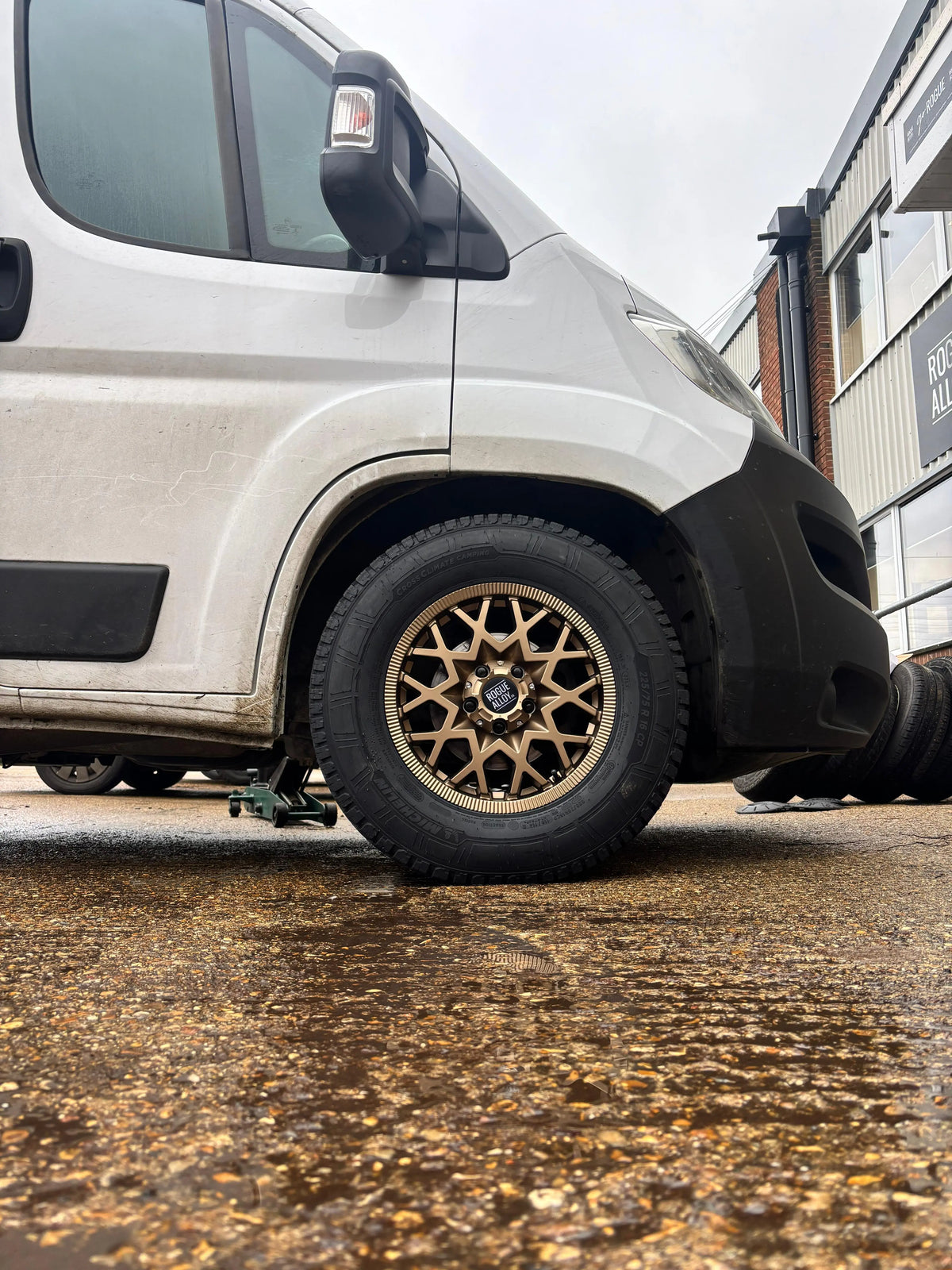 Complete Wheel Set — Rogue Rollex 16 inch Satin Bronze 5x118 (Ducato / Boxer / Jumper)