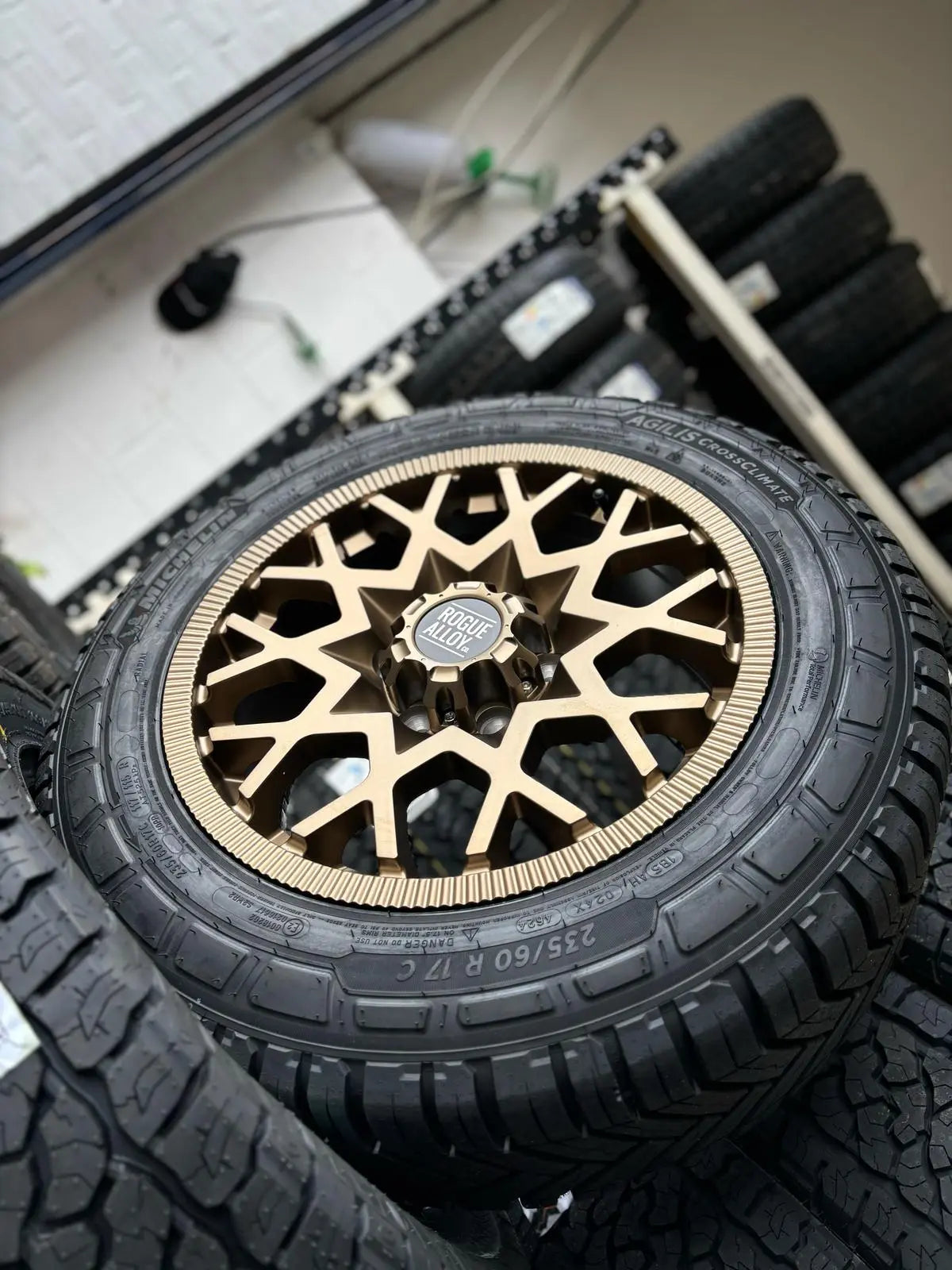 Rogue Rollex 17 inch Satin Bronze 6x130