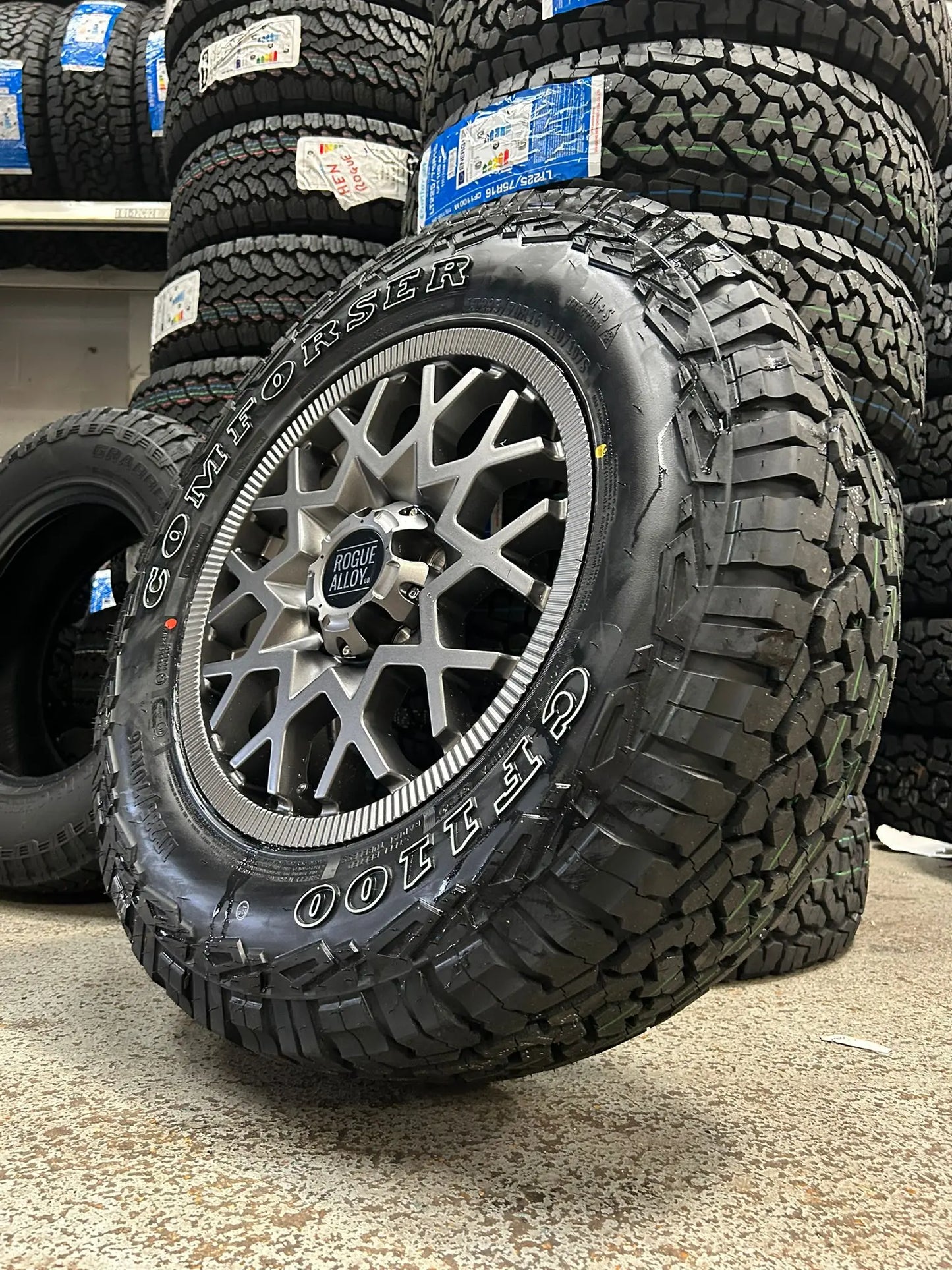Rogue Rollex 16 inch Satin Grey 5x160